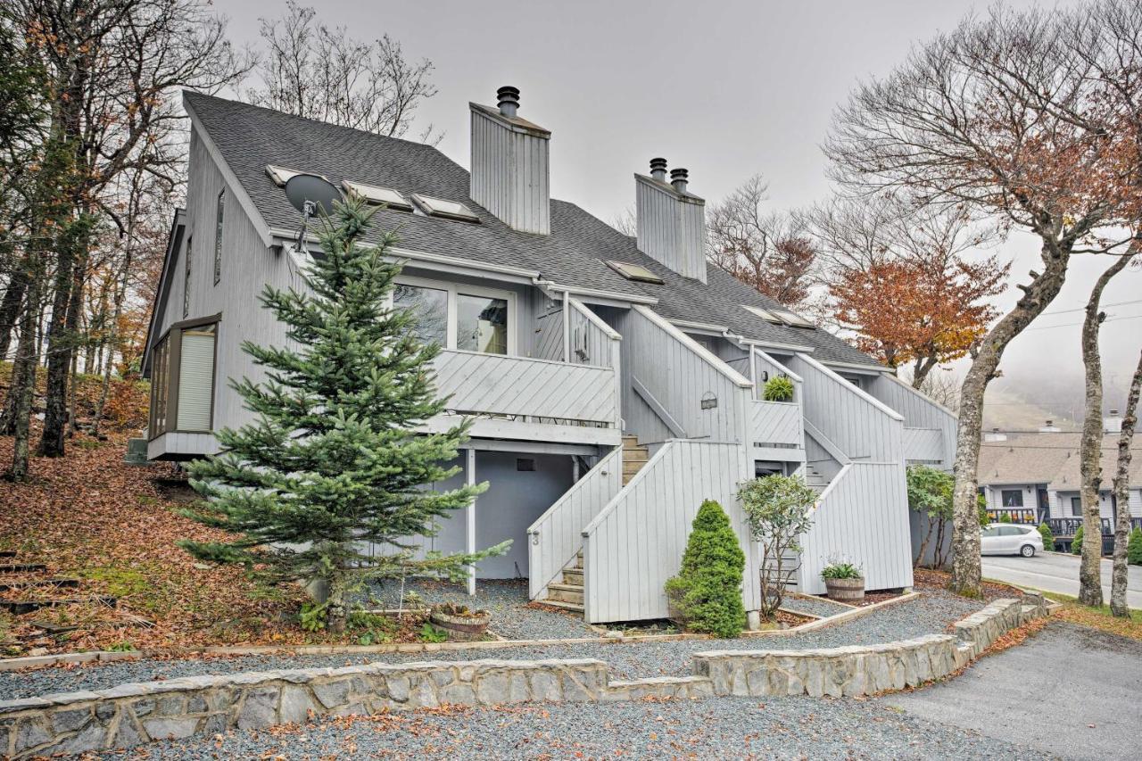 Pet-Friendly Beech Mountain Condo Steps To Slopes Bagian luar foto