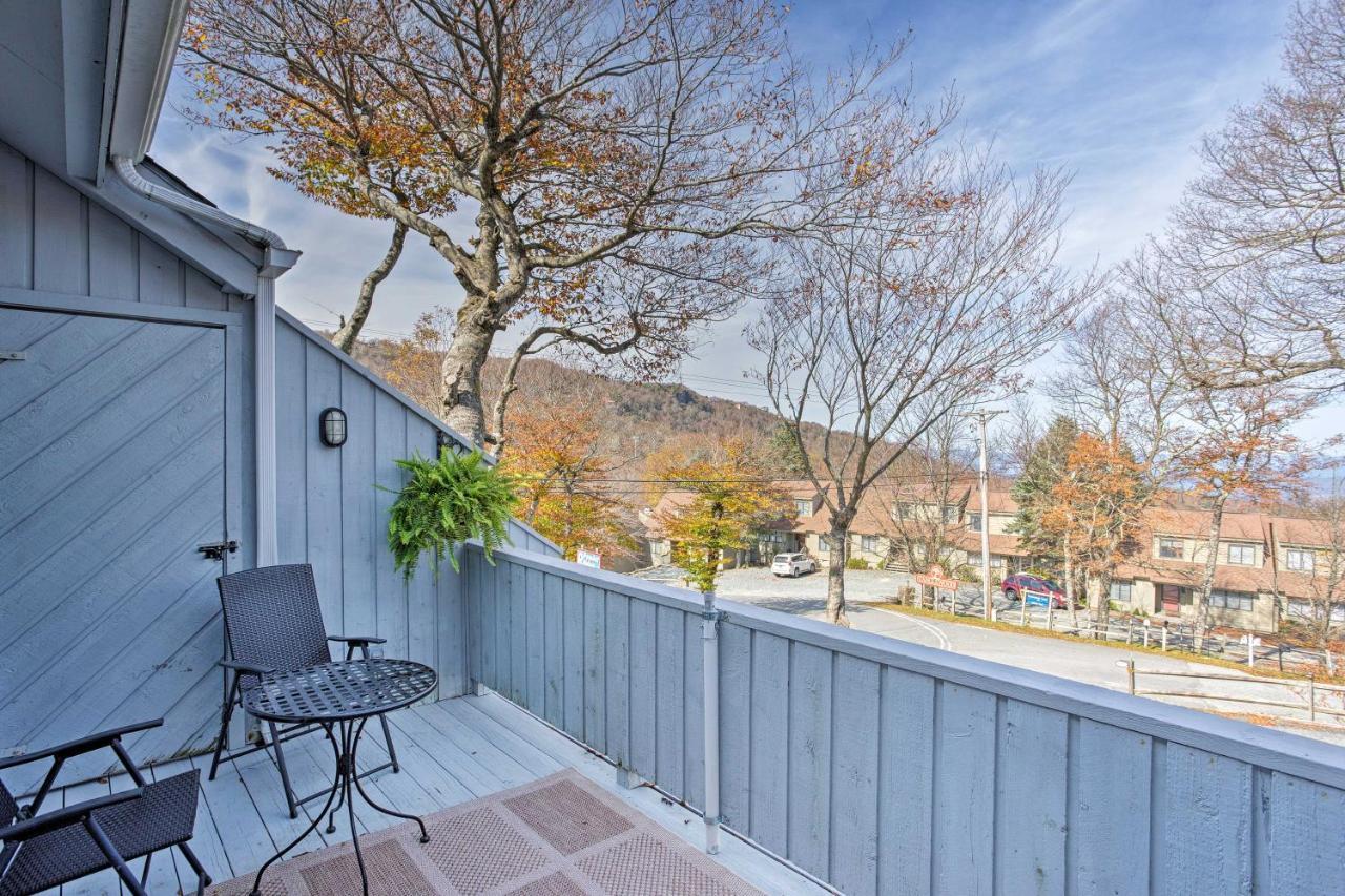 Pet-Friendly Beech Mountain Condo Steps To Slopes Bagian luar foto