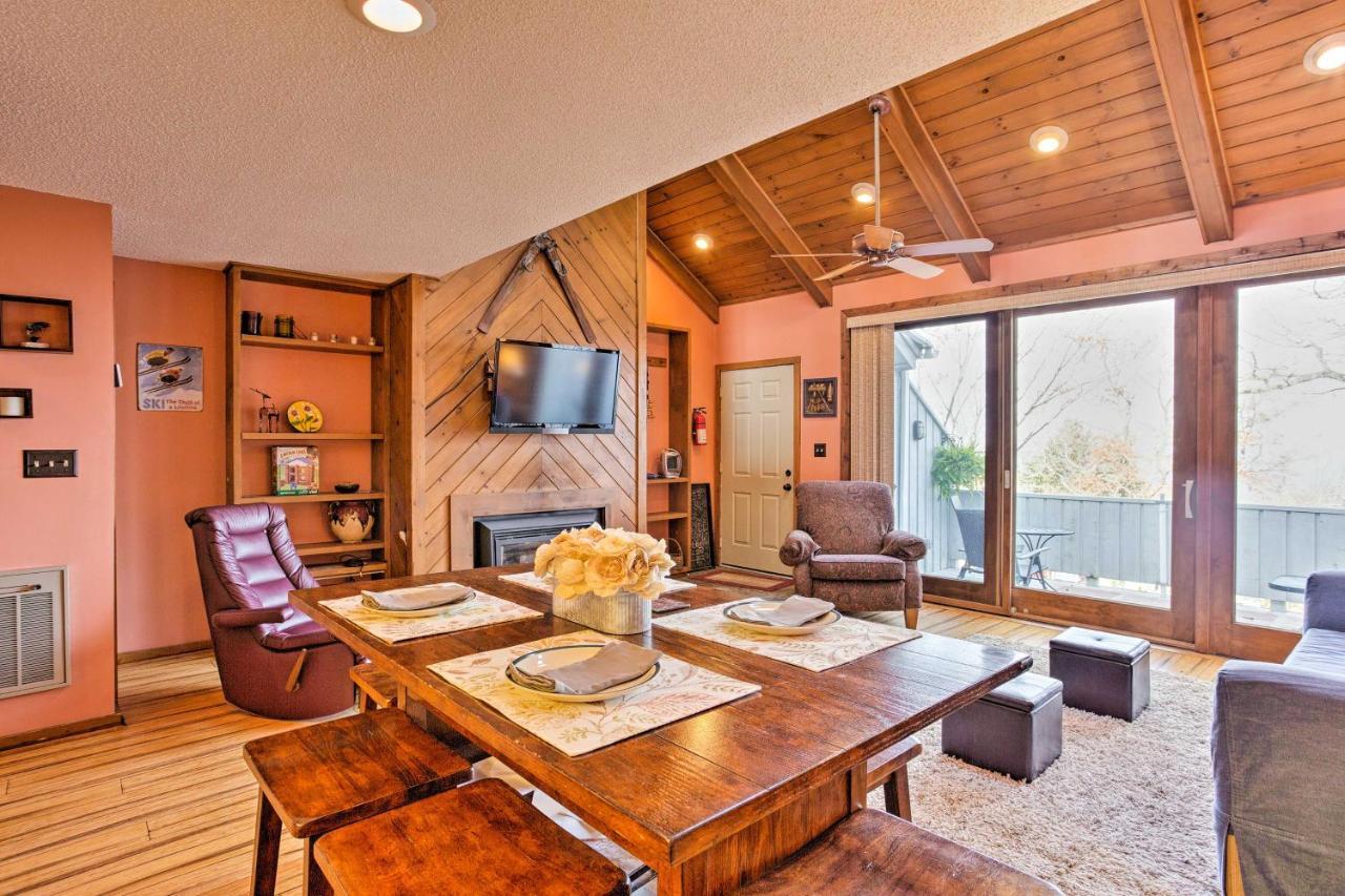 Pet-Friendly Beech Mountain Condo Steps To Slopes Bagian luar foto