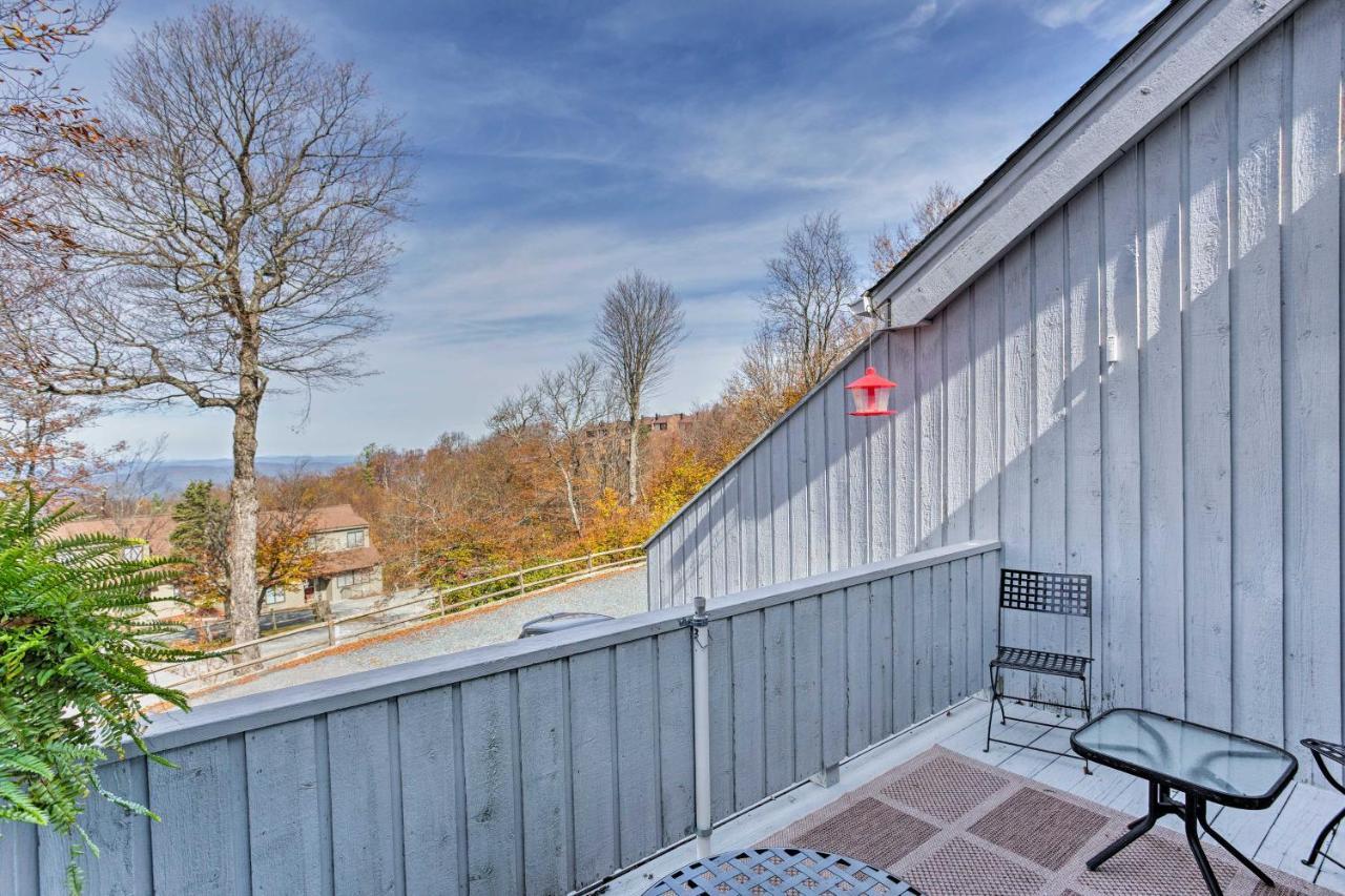 Pet-Friendly Beech Mountain Condo Steps To Slopes Bagian luar foto